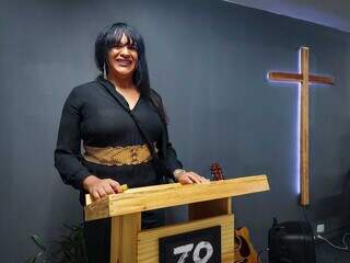 Pastora Luana Dhara Arruda Ferreira é líder da Igreja Evangélica Inclusiva Sou Casa na Capital. (Foto: Aletheya Alves)