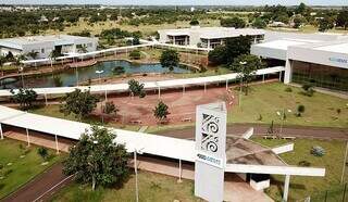 Vista aérea da Uems de Campo Grande. (Foto: Divulgação)