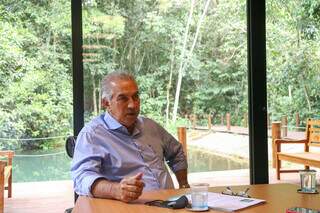 Reinaldo Azambuja destaca politicas públicas e investimento para proteção das águas. (Foto: Paulo Francis)