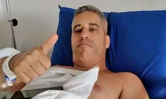 &quot;Vida que segue&quot;, diz PM que amputou perna depois de levar tiro de fuzil 