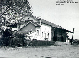 Estação Ribas Rio Pardo em 1976.