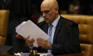 Ministro do STF, Alexandre Moraes, elencou várias pendências do Telegram (Foto: Fábio Rodrigues Pozzebom/Agência Brasil)