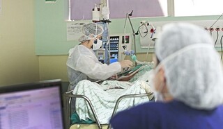 UTI covid do Hospital Regional de Campo Grande. (Foto: Arquivo/Saul Schramm/Subcom-MS)