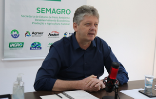 Secretário de Meio Ambiente, Desenvolvimento Econômico, Produção e Agricultura Familiar, Jaime Verruck. (Foto: Divulgação/Semagro)