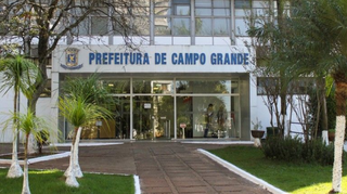 Fachada da Prefeitura Municipal de Campo Grande, na Avenida Afonso Pena, 3.297, no Centro Foto: Divulgação/PMCG)