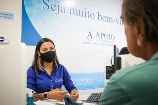 Na Apoio Promotora de Crédito, atendimento é personalizado e seguro. (Foto: Henrique Kawaminami)