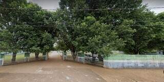 Fachada da Escola Estadual Rita de Cássia Pontes Teixeira, onde alunos disseram ter passado mal (Foto?: Google Maps)