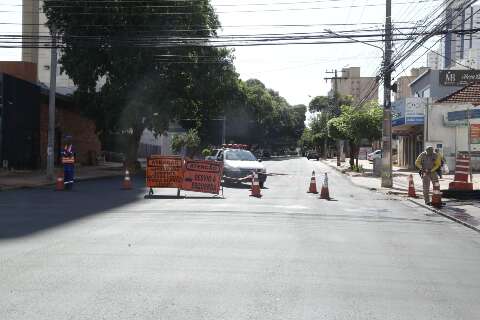 Trecho da Rua Marechal Rondon fica totalmente fechado nesta quinta-feira   