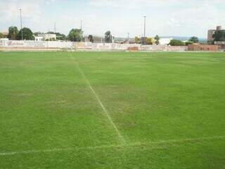 Estádio André Borges, em Coxim, onde clube manda seus jogos. (Foto: Reprodução)