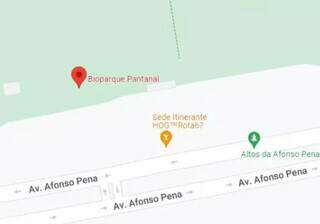 No dia da inauguração, Google já havia atualizado nome de &#34;Aquário&#34; no mapa. (Foto: Reprodução)