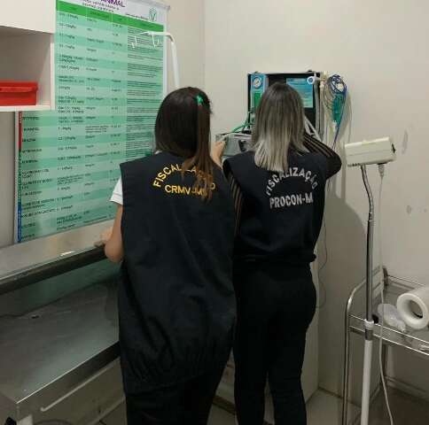 Irregular, cl&iacute;nica veterin&aacute;ria 24 horas &eacute; fechada pelo Procon-MS