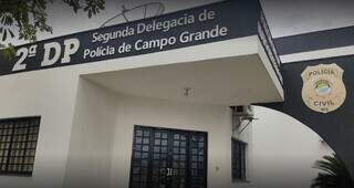 Fachada da 2ª Delegacia de Polícia Civil de Campo Grande. (Foto: Divulgação)