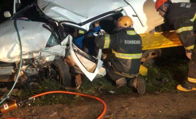 Filha de vice-governador fica ferida em grave acidente na BR-163