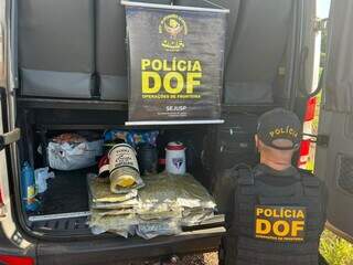 A caminho da Capital, R$ 374 mil em drogas s&atilde;o encontradas em garrafas t&eacute;rmicas 
