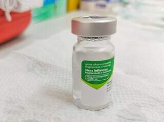 Dose de vacina da gripe pronta para aplicação em unidade de saúde. (Foto: Arquivo)