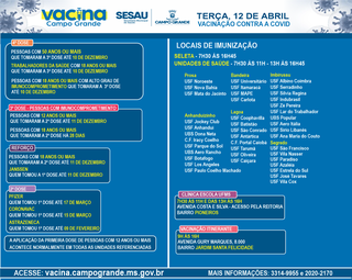 Vacina itinerante estar&aacute; na Avenida Gury Marques nesta ter&ccedil;a-feira