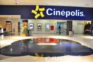 Rede de cinema instalada em shopping de Campo Grande. (Foto: Divulgação/Cinepólis)