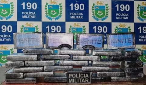 Denúncia anônima leva polícia a localizar 32 kg de cocaína pura abandonada 