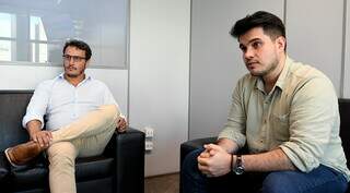 Marcos Derzi e João Benites estão animados com resultados da geração de empregos.