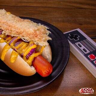 Delicioso hot-dog estilo americano é uma das opções do menu.(Foto: Arquivo pessoal)