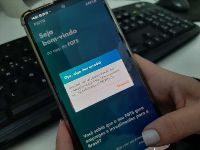 Saque do FGTS: mensagem de erro dificulta consulta em aplicativo da Caixa