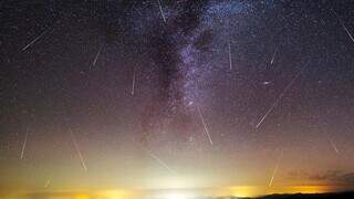 Chuva de meteoro Líridas (Foto: Divulgação/ Getty Images/iStock)