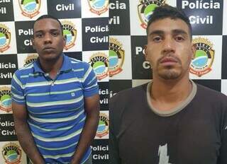 Gustavo e Luís Fernando, presos em flagrante (Foto/Divulgação)