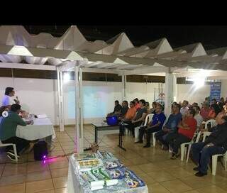 Reunião no diretória do PDT de Campo Grande, na semana passada. (Foto: Instagram) 