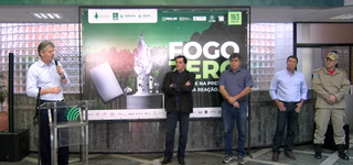 Lançamento da campanha na sede do Sistema Famasul (Federação da Agricultura e Pecuária de Mato Grosso do Sul). (Foto: Reprodução/Youtube)