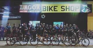 Sede do grupo se transformou em bike shop. (Foto: Arquivo Pessoal)