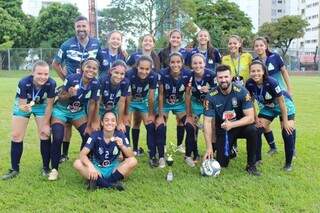 Meninas boleiras de Campo Grande. (Foto: Arquivo Pessoal)