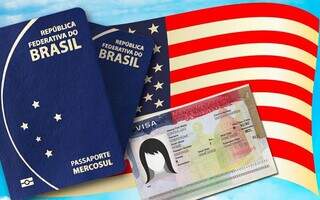 A renovação do visto americano está bem mais tranquila em relação ao tempo de espera para quem busca o documento pela primeira vez - Foto: Reprodução