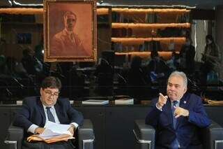 José Mauro ao lado do ministro Queiroga. (Foto: Divulgação)