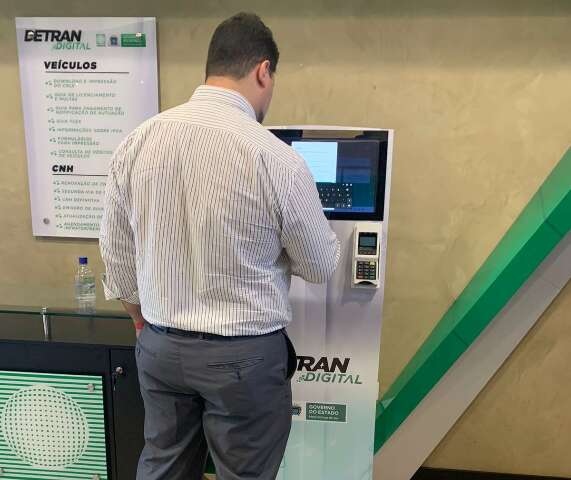 Autoatendimento j&aacute; garantiu servi&ccedil;os do Detran-MS a mais de 2 mil pessoas 