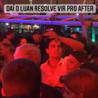 Luan Santana curtiu camarote after ao lado dos fãs na Expogrande
