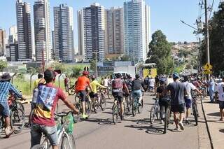 Em clima de saudade, passeio volta com ciclistas ass&iacute;duos h&aacute; mais de 20 anos