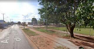 Praça da Cohab, em Campo Grande, onde homem foi preso. (Foto: Google Street View)
