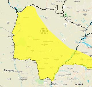 No mapa, faixa amarela indica chuva intensa para a maioria das cidades do Estado. (Foto: Reprodução/Inmet)