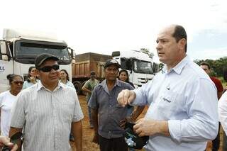 Diretor-presidente da Agraer, André Nogueira Borges e lideranças indígenas do Estado (Foto: Divulgação)