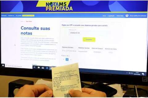 Nota MS Premiada tem mais de R$ 750 mil disponíveis para retirada