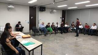 Reunião do Codecon (Conselho de Desenvolvimento Econômico de Campo Grande) na terça-feira (3) (Foto: Divulgação/Prefeitura de Campo Grande)