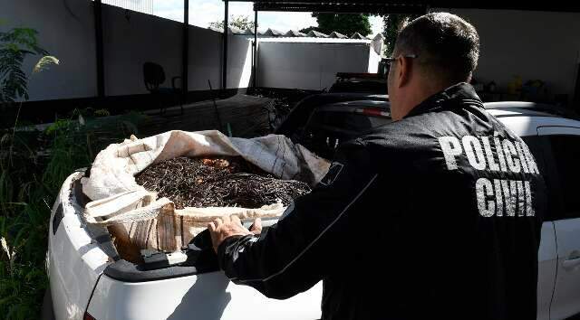 Pol&iacute;cia leva 12 para delegacia e apreende 868 kg de fios de cobre furtados