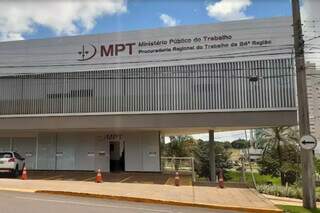 Prédio do MPT, em Campo Grande, na Rua Dr. Paulo Machado. (Foto: Reprodução/Google Maps)