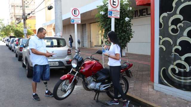 Opera&ccedil;&atilde;o vai interditar rua para cobrar respeito &agrave;s vagas para PcD no tr&acirc;nsito