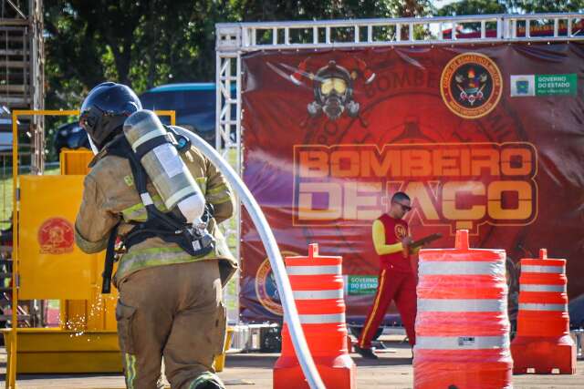 Bombeiros de MS s&atilde;o os mais r&aacute;pidos em prova de simula&ccedil;&atilde;o e dividem R$ 20 mil