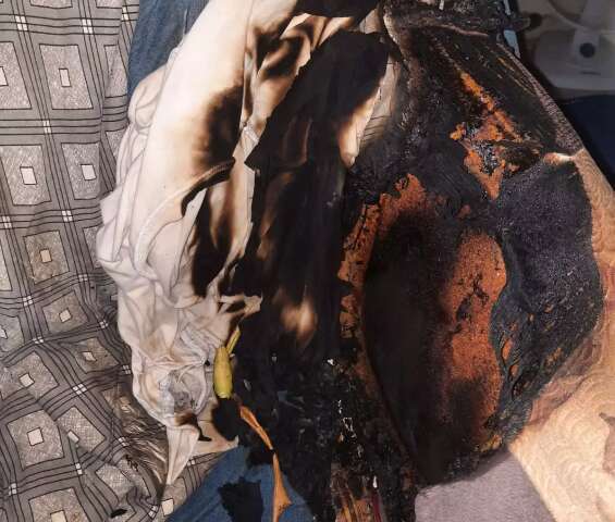 Com ferimento na cabe&ccedil;a, mulher &eacute; resgatada de casa pegando fogo 