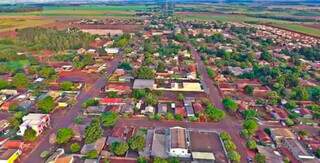 Vista panorâmica do município de Douradina. (Foto: Divulgação)