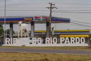 Ribas do Rio Pardo fica a 103 km de Campo Grande, às margens da BR-262. (Foto: Marcos Maluf)