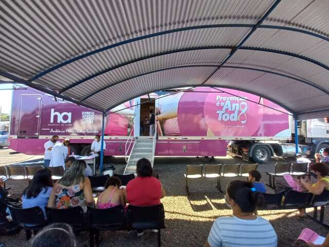 Carreta do Hospital do Amor oferece mamografia de gra&ccedil;a na Vila Progresso
