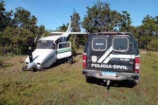 Polícia continua investigação para localizar e prender responsáveis por avião clandestino (Foto: Divulgação)